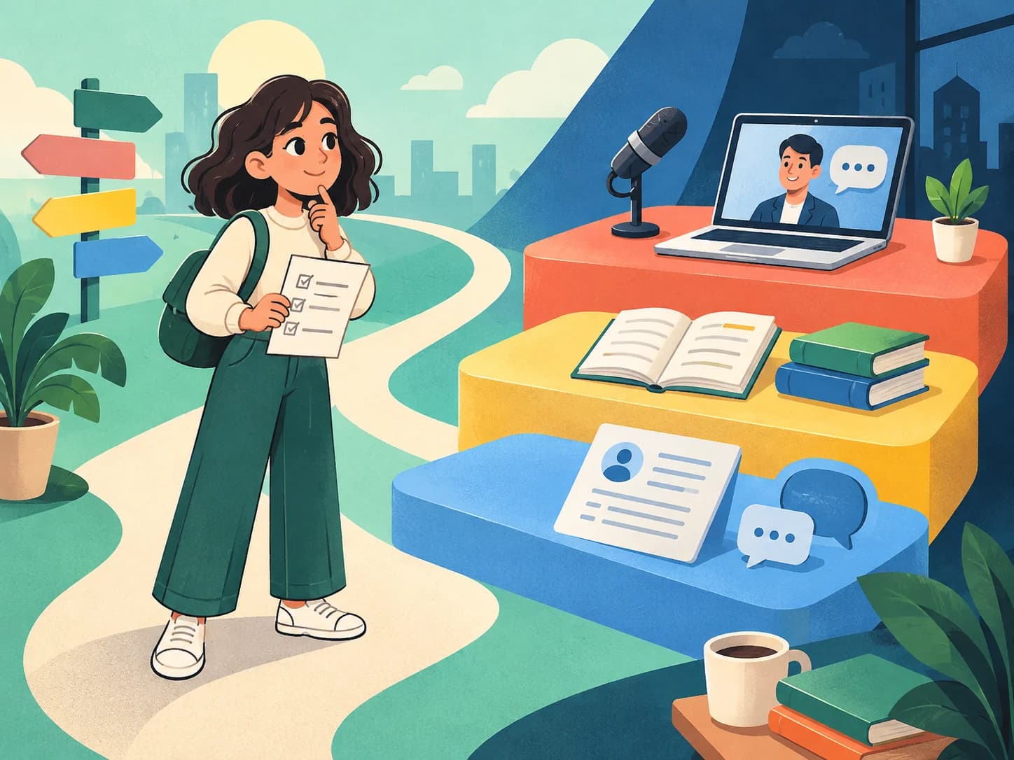 Pricing cartoon illustration